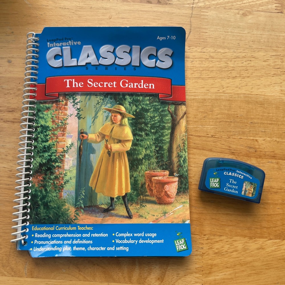 LeapFrog LeapPad Pro Interactive Classics The Secret Garden Book and Cartridge